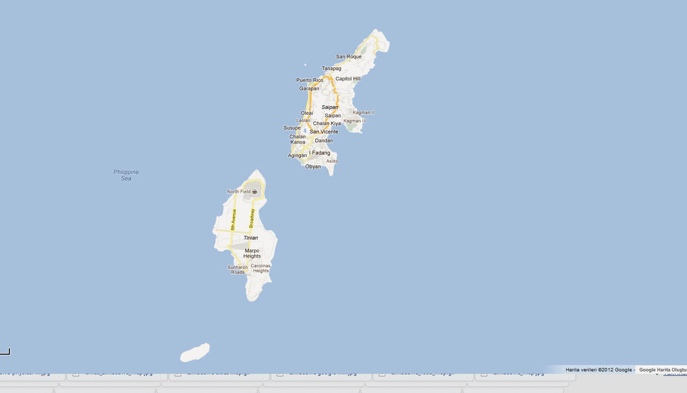 map of Northern Mariana Islands